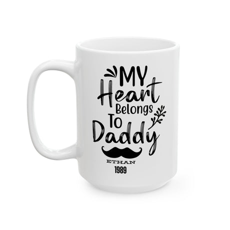 Personalized Daddy Mug - Funny & Unique Coffee Cup Gift for Dad