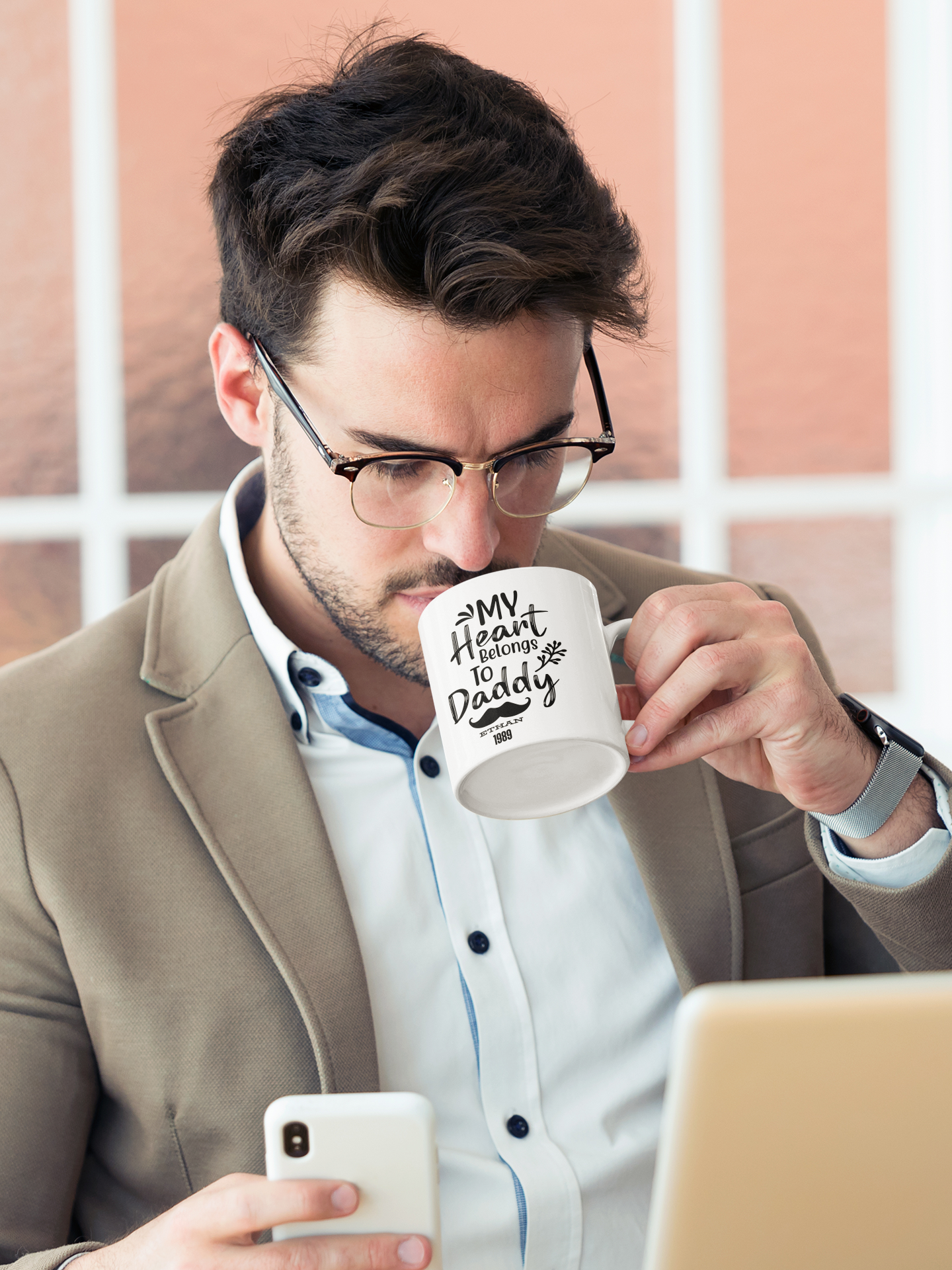 Personalized Daddy Mug - Funny & Unique Coffee Cup Gift for Dad