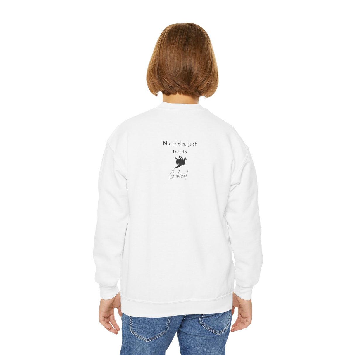 "BOO SQUAD" Kids Sweatshirt: Perfect for Trick or Treating!