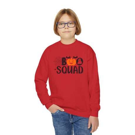 "BOO SQUAD" Kids Sweatshirt: Perfect for Trick or Treating!