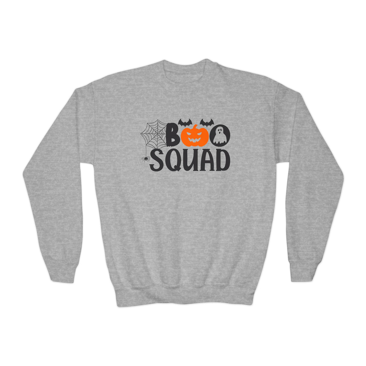 "BOO SQUAD" Kids Sweatshirt: Perfect for Trick or Treating!