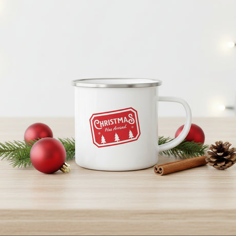 Personalized Manga Enamel Camping Mug | Custom Christmas Gifts for Kids & Family