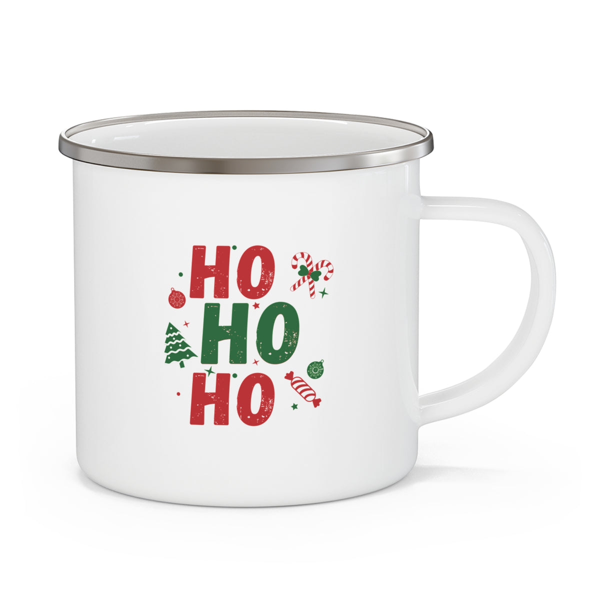 Personalized Santa's Favorite Enamel Camping Mug