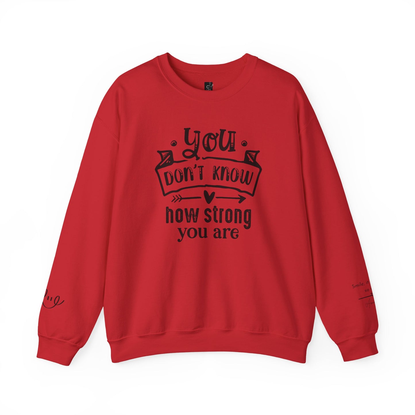 Inspirational Crewneck Sweatshirt - Motivational Gift, Cozy Apparel, Self-Care Statement