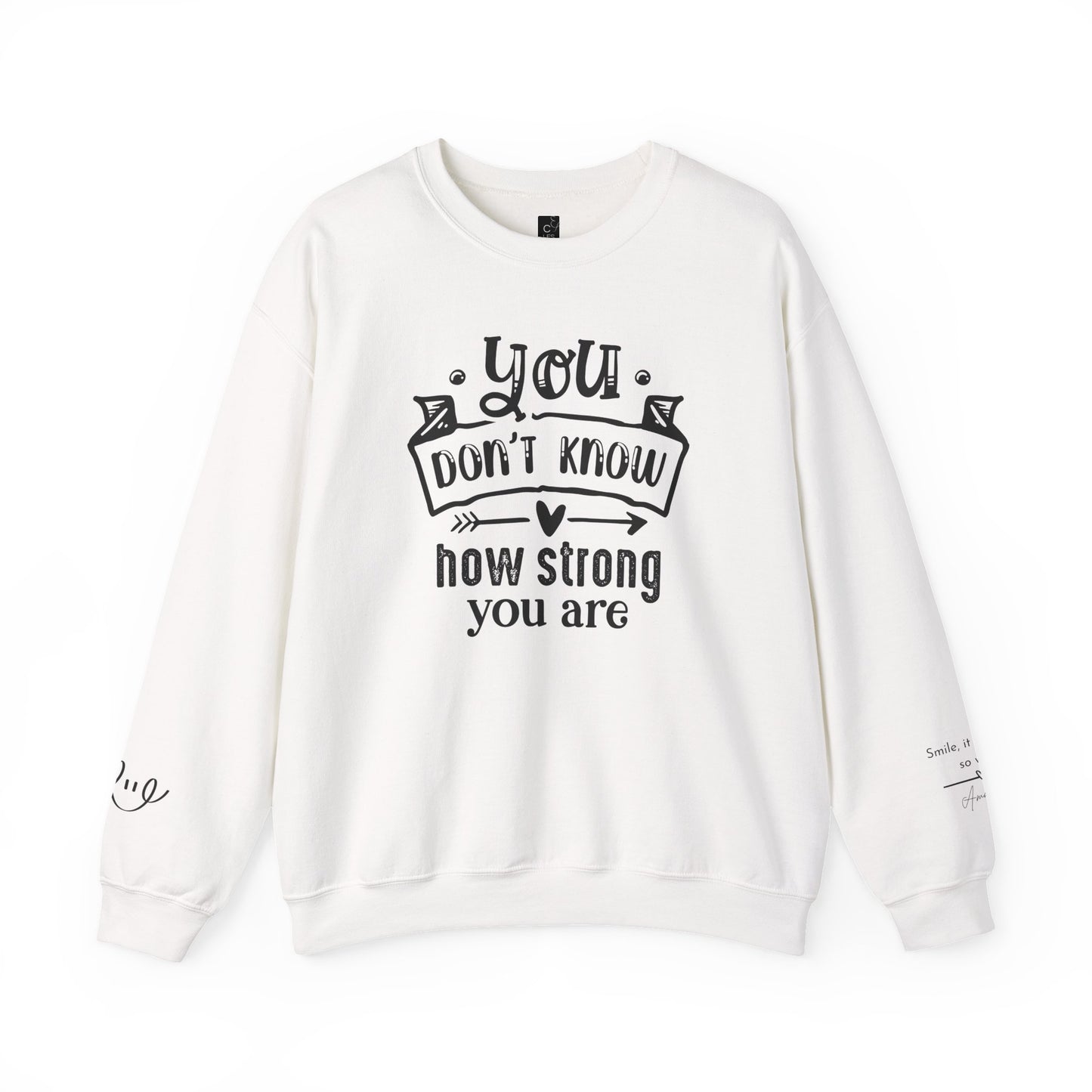 Inspirational Crewneck Sweatshirt - Motivational Gift, Cozy Apparel, Self-Care Statement