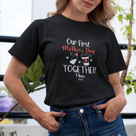 Personalized First Mother's Day Shirt - Custom Mommy and Me Matching Tee