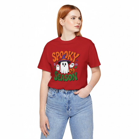 Spooky Season - Halloween T-Shirt, Ghost Design, Fall Fashion, Halloween Party, Cute Casual Wear