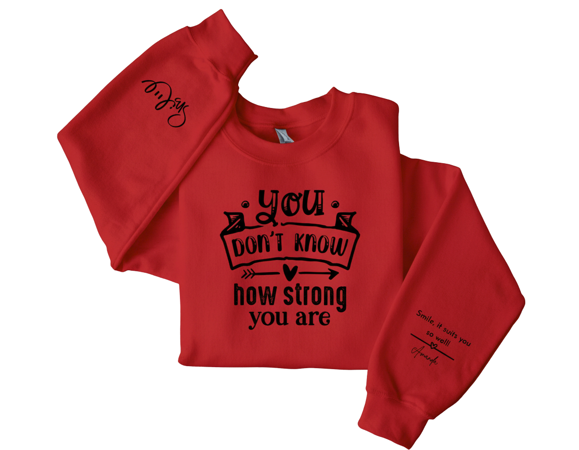 Inspirational Crewneck Sweatshirt - Motivational Gift, Cozy Apparel, Self-Care Statement