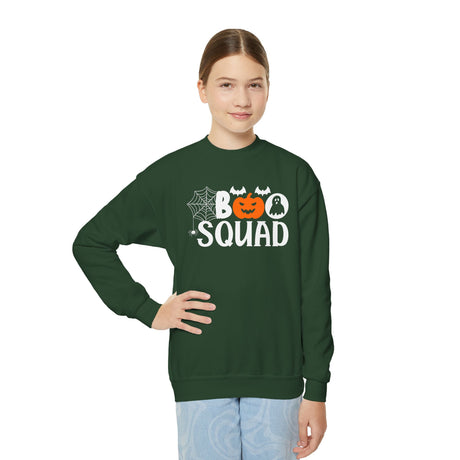 "BOO SQUAD" Kids Sweatshirt: Perfect for Trick or Treating!