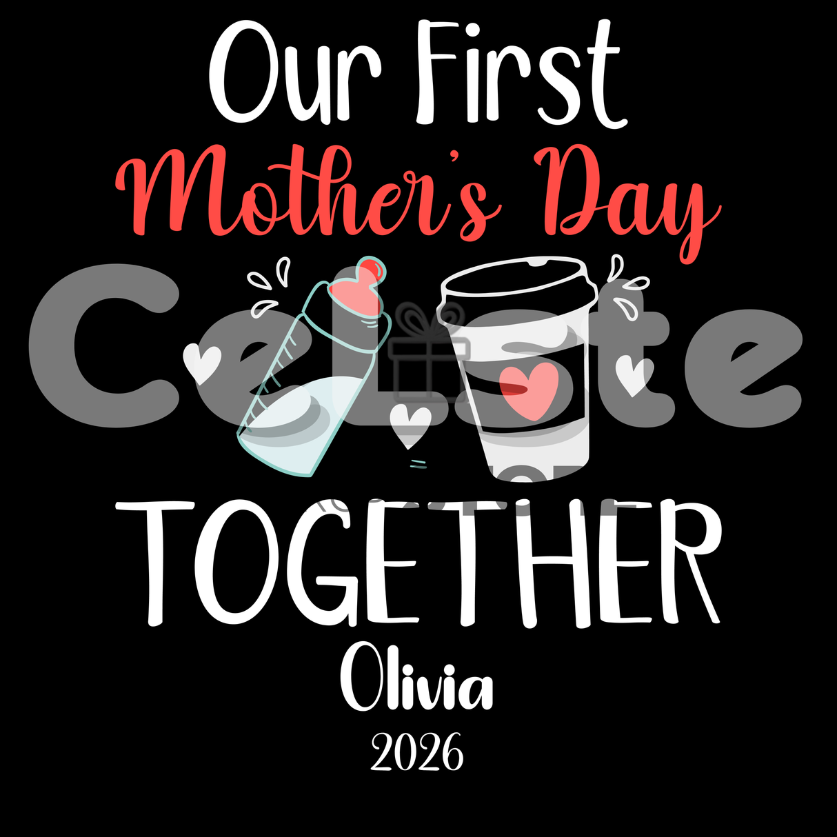 Personalized First Mother's Day Shirt - Custom Mommy and Me Matching Tee