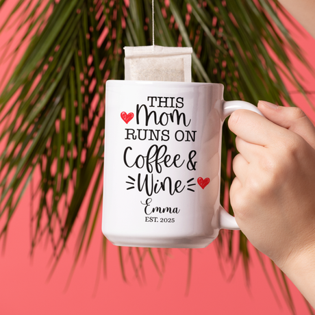 Personalized Funny Mom Mug - Custom Coffee & Tea Cup Gift for Any Occasion
