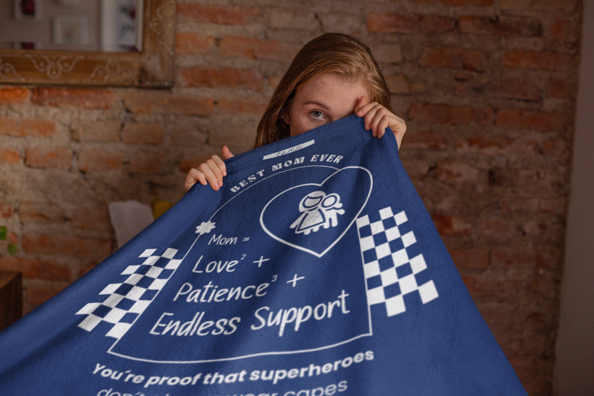 Personalized Velveteen Plush Blanket: Comfort and Warmth for Your Home