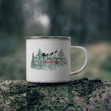Personalized Snowman Enamel Camping Mug