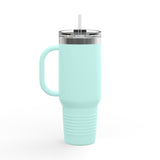 The Perfect Gift for Mom: Luxury Personalized 40oz Insulated Travel Mug - Style & Unbeatable Temperature Control!
