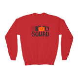 "BOO SQUAD" Kids Sweatshirt: Perfect for Trick or Treating!