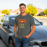 Personalized Funny Dad T-Shirt - Custom Legend Tee for Father's Day, Husband & Grandpa