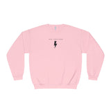 Unisex Lightning Bolt Crewneck Sweatshirt | Casual, Trendy, Cozy, Gift Idea, Everyday Wear