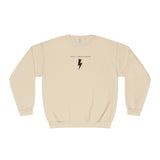 Unisex Lightning Bolt Crewneck Sweatshirt | Casual, Trendy, Cozy, Gift Idea, Everyday Wear