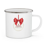 Personalized Reindeer Enamel Camping Mug