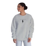 Unisex Lightning Bolt Crewneck Sweatshirt | Casual, Trendy, Cozy, Gift Idea, Everyday Wear