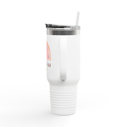 The Perfect Gift for Mom: Luxury Personalized 40oz Insulated Travel Mug - Style & Unbeatable Temperature Control!