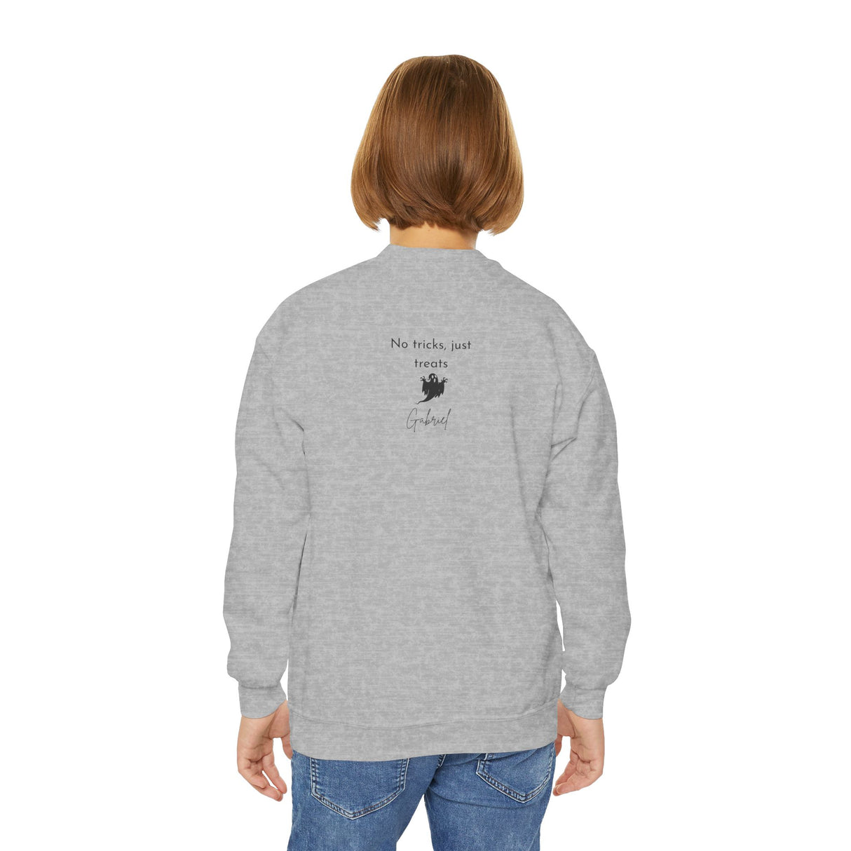 "BOO SQUAD" Kids Sweatshirt: Perfect for Trick or Treating!