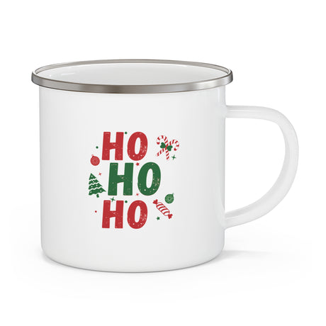 Personalized Santa's Favorite Enamel Camping Mug