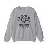 Inspirational Crewneck Sweatshirt - Motivational Gift, Cozy Apparel, Self-Care Statement