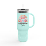 The Perfect Gift for Mom: Luxury Personalized 40oz Insulated Travel Mug - Style & Unbeatable Temperature Control!