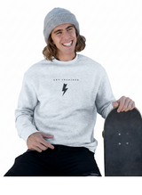 Unisex Lightning Bolt Crewneck Sweatshirt | Casual, Trendy, Cozy, Gift Idea, Everyday Wear