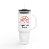 The Perfect Gift for Mom: Luxury Personalized 40oz Insulated Travel Mug - Style & Unbeatable Temperature Control!