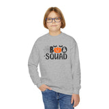 "BOO SQUAD" Kids Sweatshirt: Perfect for Trick or Treating!