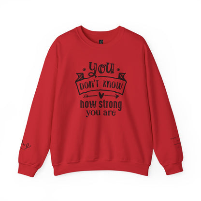 Inspirational Crewneck Sweatshirt - Motivational Gift, Cozy Apparel, Self-Care Statement