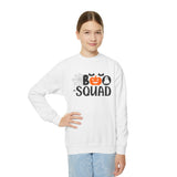 "BOO SQUAD" Kids Sweatshirt: Perfect for Trick or Treating!