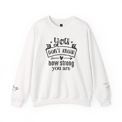 Inspirational Crewneck Sweatshirt - Motivational Gift, Cozy Apparel, Self-Care Statement