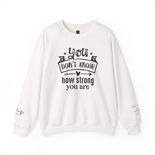 Inspirational Crewneck Sweatshirt - Motivational Gift, Cozy Apparel, Self-Care Statement