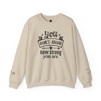 Inspirational Crewneck Sweatshirt - Motivational Gift, Cozy Apparel, Self-Care Statement