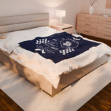 Personalized Velveteen Plush Blanket: Comfort and Warmth for Your Home