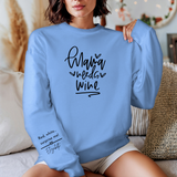 Personalized Sarcastic Mom Life Sweatshirt - Funny Wine Lover Gift for Any Occasion