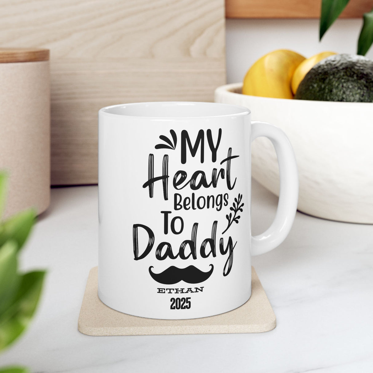 Personalized Daddy Mug - Funny & Unique Coffee Cup Gift for Dad