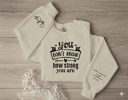Inspirational Crewneck Sweatshirt - Motivational Gift, Cozy Apparel, Self-Care Statement