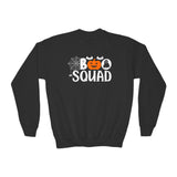"BOO SQUAD" Kids Sweatshirt: Perfect for Trick or Treating!