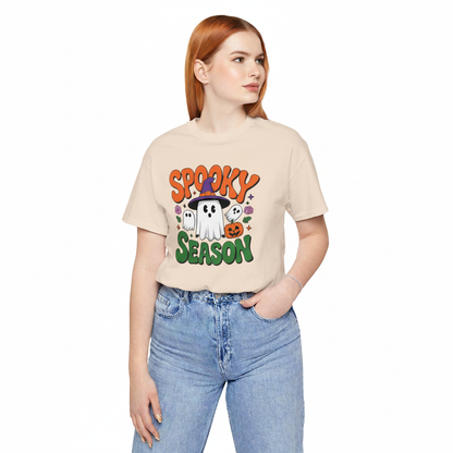 Spooky Season - Halloween T-Shirt, Ghost Design, Fall Fashion, Halloween Party, Cute Casual Wear