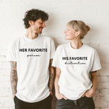 Love & Sarcasm: Essential Couples’ Valentine’s Couple Tee