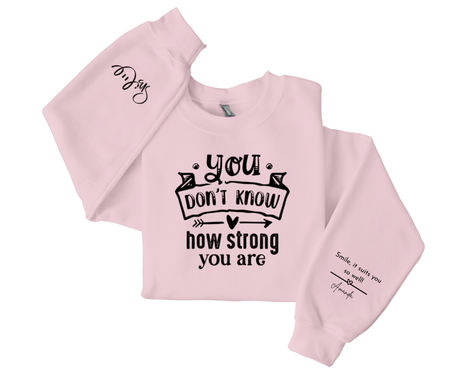 Inspirational Crewneck Sweatshirt - Motivational Gift, Cozy Apparel, Self-Care Statement