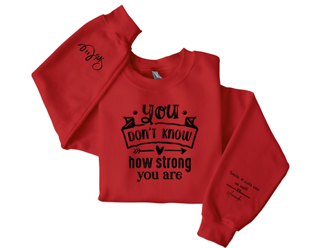 Inspirational Crewneck Sweatshirt - Motivational Gift, Cozy Apparel, Self-Care Statement