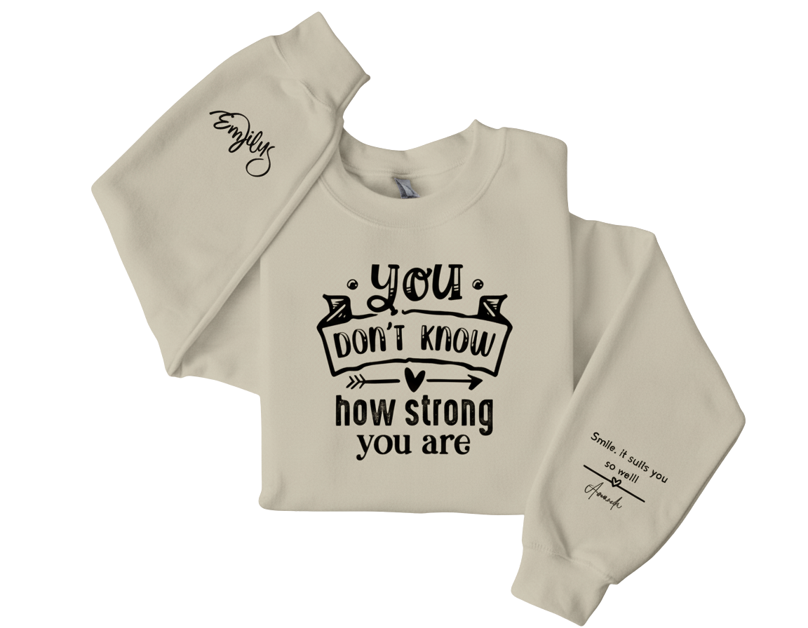 Inspirational Crewneck Sweatshirt - Motivational Gift, Cozy Apparel, Self-Care Statement