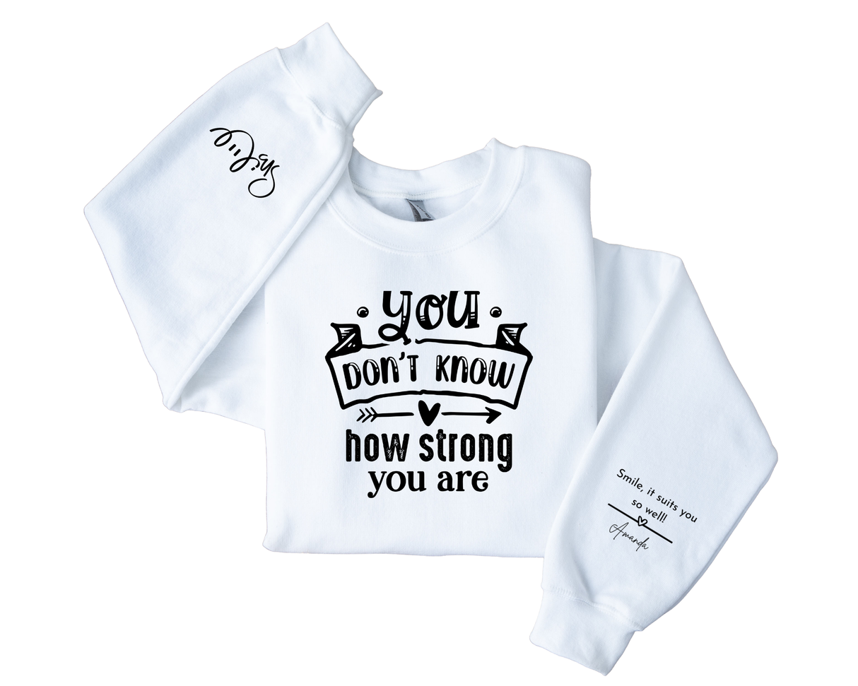 Inspirational Crewneck Sweatshirt - Motivational Gift, Cozy Apparel, Self-Care Statement