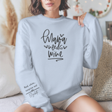 Personalized Sarcastic Mom Life Sweatshirt - Funny Wine Lover Gift for Any Occasion