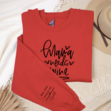 Personalized Sarcastic Mom Life Sweatshirt - Funny Wine Lover Gift for Any Occasion